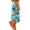 thumbnail image 4 of Ovzne Robes d'Été pour Femmes 2025 Robe de Plage pour Femme Col Rond Sans Manches Dégradé Teinture sur Nœuds Robe de Plage Robe de Printemps Liquidation, 4 of 6