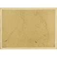 thumbnail image 3 of Antoine-Louis Barye 24x19 Black Modern Framed Museum Art Print Titled - Tiger's Head (19th Century), 3 of 5