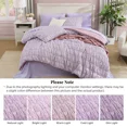thumbnail image 3 of Amberspace Puff 7-piece Bed in a Bag Comforter Set with Sheets,Pink,Full, 3 of 8
