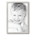 thumbnail image 2 of ArtToFrames 13" x 19" Bright Silver Picture Frame, 13x19 inch Silver Wood Poster Frame (WOM-4752), 2 of 7