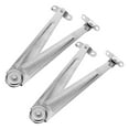 thumbnail image 1 of CRILSTYLEO 2Pcs Practical Metal Support Rods with Adjustable Length for Cabinet Door Support Plated Silver, 1 of 8