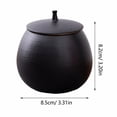 thumbnail image 3 of Ceramic Sugar Bowl With Lid, Ceramic Tea Coffee Sugar Canister For Coffee Bar, Flour Sugar Canisters Sets For The Kitchen, Coffee Jars With Lids -12oz, 3 of 8