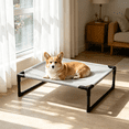 thumbnail image 3 of Elevated Dog Bed for Cats & Small Dogs, Dual Support Cooling Cot with Mesh, Portable Waterproof Pet Bed for Indoor/Outdoor Use, 3 of 6