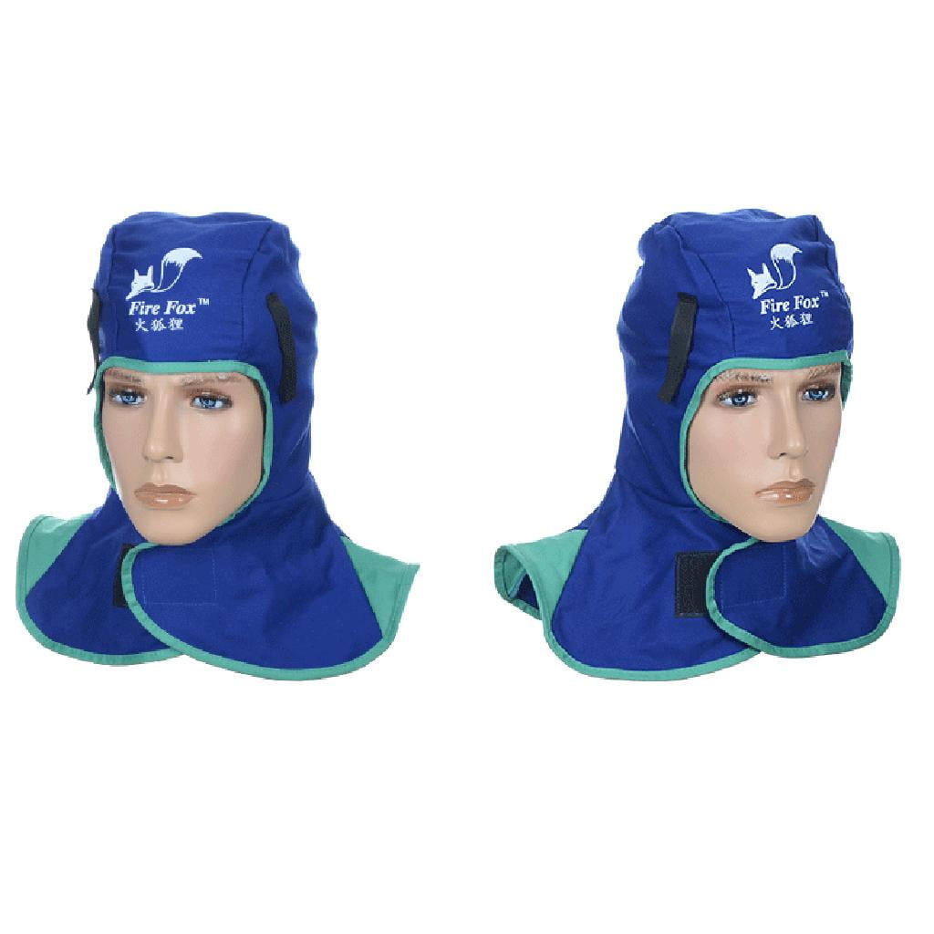 2 Pcs Flame Retardant Welding Neck Head Protective - Blue