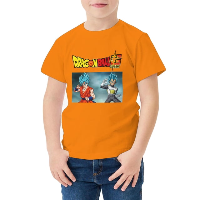 Camiseta Algodón de DBZ para niños