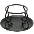 thumbnail image 1 of Vintage Cauldron Pot Metal Cooking Stand Desktop Pot Holder Cast Iron Crafts Ornament, 1 of 6
