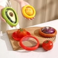 thumbnail image 3 of Caja de silicona para almacenar frutas, caja de almacenamiento reutilizable para guardar frutas y verduras, caja de almacenamiento para refrigerador para mantener los alimentos frescos, recipiente par, 3 of 7