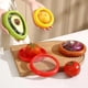 thumbnail image 3 of Caja de silicona para almacenar frutas, caja de almacenamiento reutilizable para guardar frutas y verduras, caja de almacenamiento para refrigerador para mantener los alimentos frescos, recipiente par, 3 of 7