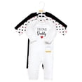 thumbnail image 2 of Hudson Baby Mono De Algodón Unisex Para Bebé Niña-Papá Rojo Negro 0-3 Meses, 2 of 5