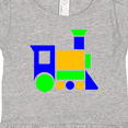 thumbnail image 4 of Inktastic Cute Colorful Train Girls Baby Dress, 4 of 5