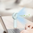 thumbnail image 2 of Matoen Mini Handheld Fan, Portable Cooling Fan, Quiet 3 Speed, USB Rechargeable Desk Fan, Small Folding Electric Fan for Travel Outdoor Home Office Makeup, 2 of 6