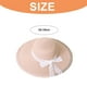 thumbnail image 2 of 56-58 cm circunferencia del sombrero sombrero para el sol de las mujeres protector solar sombrero de paja de playa lazo de encaje sombrero para el sol de verano, 2 of 5