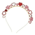 thumbnail image 4 of Regalos del Día de San Valentín, diadema con forma de corazón, diadema para niños y adultos, aro para el pelo, corazón brillante para Festival, Carnav, 4 of 8