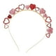 thumbnail image 5 of Diadema con forma de corazón para el Día de San Valentín, diadema para fiesta, corazón brillante con purpurina para niños, regalos del Día de San Vale, 5 of 10