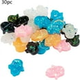 thumbnail image 4 of 30pcs Randomly Mixed Bling color Hamsa Hand Beads Imitation Opal Resin Beads 1mm Hole Flat Hand of Fatima Spacer Beads for Bracelet Necklace Jewelry Making 14x12x3mm, 4 of 9