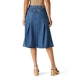 thumbnail image 4 of Levi Strauss Signature Women's and Women's Plus Vintage Pleated Skirt, Sizes 0-26, 4 of 7