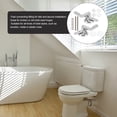 thumbnail image 2 of Toilet Seat Hinge Set Made of Durable Zinc Alloy for Secure Installation and Long Service Life, 2 of 6