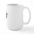 thumbnail image 2 of CafePress - Highland Cow Santa Hat Xmas - 15 oz Ceramic Large White Novelty Mug, 2 of 6