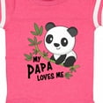 thumbnail image 4 of Inktastic My Papa Loves Me- Cute Panda Boys or Girls Baby Bodysuit, 4 of 5