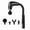 Black b type, variant on Multi-Functional Family Muscle Relaxation System, Cordless Curved Fascia Gun with Adjustable Speeds, Handheld Percussion Device for Full Body Comfort and Agility, Smart Health Gift