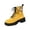 Yellow, variant on Chunky Platform Combat Boots Music Festival Outfits, Lace Up Leather Booties Country Concert Wear, Comfortable Shoes Autumn Casual Strolling, Heavy Duty Utility Footwear Street Style, Yellow 5.5