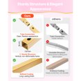 thumbnail image 3 of KFFKFF Arch Backdrop Stand, 6.6 x 6.6 ft, Stable Structure, Easy Assembly, Square Gold Metal Arch Backdrop Stand, 3 of 9