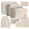 thumbnail image 3 of Bolsa de almacenamiento de viaje, juego de 10 piezas, organizador de ropa para equipaje de viaje, bolsa de almacenamiento, juego de almacenamiento simple y separado, 3 of 5