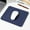 Navy Blue, variant on Mouse Pad, Small PU Leather Mousepad, Computer Mouse Mat with Non-Slip Suede Base for Gaming, Desk, Wireless, Laptop, Travel, Office (9.8" x 8.3")