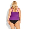 thumbnail image 4 of Avenue Women's Plus Size Ruffled Tankini Top, 4 of 5