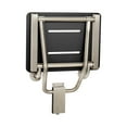 thumbnail image 5 of 18" x 15" Black Folding Wall Mount Shower Seat Bench, ADA Compliant, 5 of 6