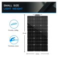 Folding solar panels 1PCS ~10PCS 100W 18V Single Crystal Flexible Solar Panel 12V/24V Battery 100W 200W 300W 500w 800w 1000w Solar charger