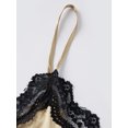 thumbnail image 5 of LMLYSoH Women's Satin Cami Tops Sleeveless Spaghetti Strap Lace Patchwork Camisole Summer Shirt, 5 of 7