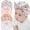 Beige Stripe, variant on SUNSIOM Cute Turban Hat Cap Beanie Bonnet with Big Bowknot Hospital Hats Knot Headwraps Turbans for Newborn Baby Toddlers Infants