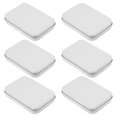 thumbnail image 1 of FESTFENDS 6Ud Caja De Hierro Para Almacenamiento Con Tapa Color Plata Para Uso En Hogar, 1 of 6