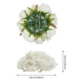 thumbnail image 4 of ToppiJoy 10 Pieces Flower Balls for Centerpieces, 9.4" Diameter Artificial Flower Ball Arrangement Bouquet Party Centerpieces for Tables Decorations Wedding (White), 4 of 14