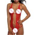 thumbnail image 3 of uublik Lingerie Set for Women Sexy Naughty Bodysuit Sexy Naughty Plus Size Babydoll Lace, 3 of 4
