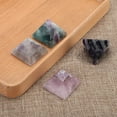 thumbnail image 6 of DEWIN 100% Natural Lapis Lazuli Stone Quartz Crystal Pyramid Healing Reiki Chakra Energy Tower Decor, 6 of 8