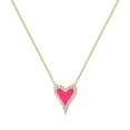 thumbnail image 6 of GOSFRY Dainty Heart Necklace for Women Cute Heart Pendant Necklace Minimalist Choker CZ Necklace Jewelry Gifts, 6 of 10