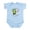 Sky Blue, variant on CafePress - Jamaican Mexican Baby Body Suit - Baby Light Bodysuit, Size Newborn - 24 Months