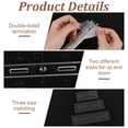 thumbnail image 4 of 3Pcs 3 Style Acrylic Quilting Template Cutting Guide Sewing Tools Rectangle Clear 64x154~255x4mm Hole: 3~3.5mm & 19x3mm 1pc/style, 4 of 9