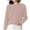 Pink, variant on Essentials Women's Sweater Long Sleeve Crewneck Loose Fit Solid Basic Casual Knitted Shirts Fall Knitwear
