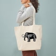 thumbnail image 3 of CafePress - Woolly Mammoth Tote Bag - Unisex Canvas Tote Bag, Beige, 1-Piece, 3 of 7