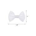 thumbnail image 2 of Uxcell 50Pcs White Bow Ties 1.5"x1" Mini Bowknot for Crafting Little Satin Bows Bulk, 2 of 6