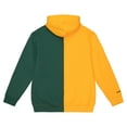 thumbnail image 3 of Men's Mitchell & Ness  Green/Gold Green Bay Packers Fleece 2.0 Full-Zip Hoodie, 3 of 4