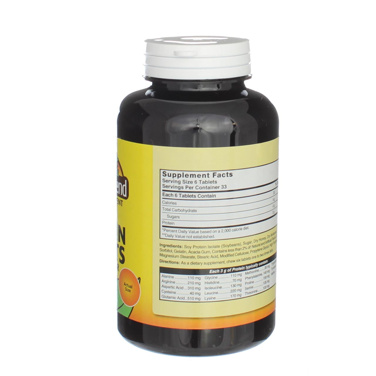 Nature's Blend Honey Flavor Protein Supplement Tablets