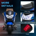 thumbnail image 6 of Aosom 12V Kids Electric Motorcycle with Training Wheels, Battery Power Motorbike for Kids Ages 3-8 Years Old, High-Traction at 3.7 Mph Top Speed, with Light Music, Blue, 6 of 9