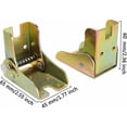 thumbnail image 5 of Brillar Bisagra plegable de 90 grados Bisagras de soporte ocultas Bisagra de mesa Accesorios para muebles Fácil de instalar Extensión de muebles con bloqueo para cama, mesa, silla, reemplazo, 5 of 5