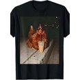 thumbnail image 2 of Drinking Iced Coffee Funny Chicken Lover Farmer T-Shirt, 2 of 6