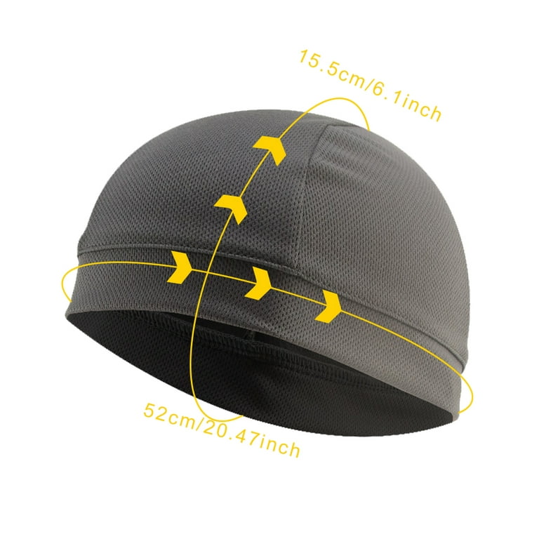 Private Label Skull Cap Cycling Helmet Liner Beanie Under Helmets, Cooling  Mesh Custom Running Hat