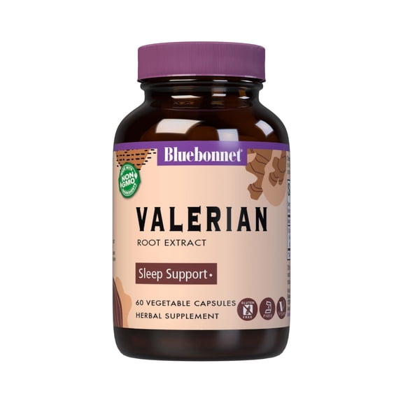 Bluebonnet Nutrition Valerian Root Extract Supplement, 60 Count